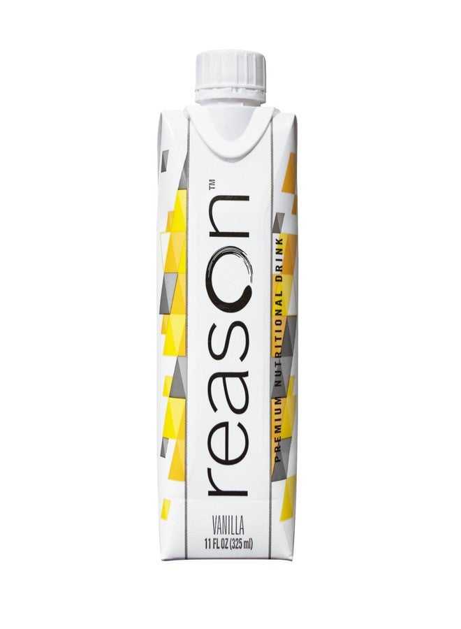 Reason Premium High Calorie Protein Drink - Free of Soy, Gluten, GMO, Artificial Flavors, and Sweeteners - NSF Certified, Lactose-Friendly and Great for Tube-Feeding - Vanilla, 11 oz - Image 2